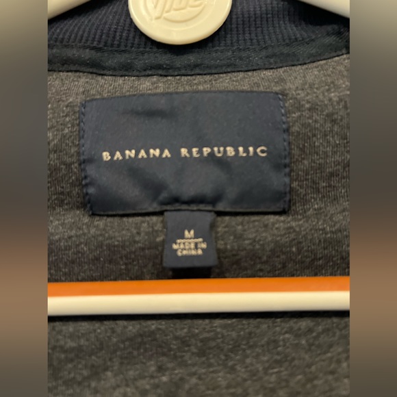 BANANA REPUBLIC Men's Size Medium insulated fleece ZipUp Vest.Flawless condition - Picture 2 of 6